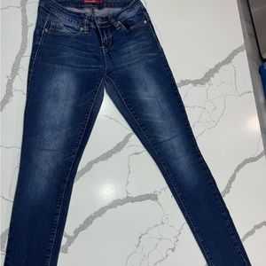 Women blue jeans size 3 great condition . Wanna betta butt . They fell amazing